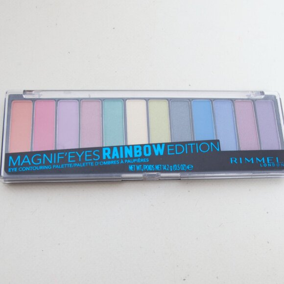 Rimmel London - Magnif'eyes Eyeshadow Palette - Rainbow Edition - NEW IN BOX - Picture 2 of 4